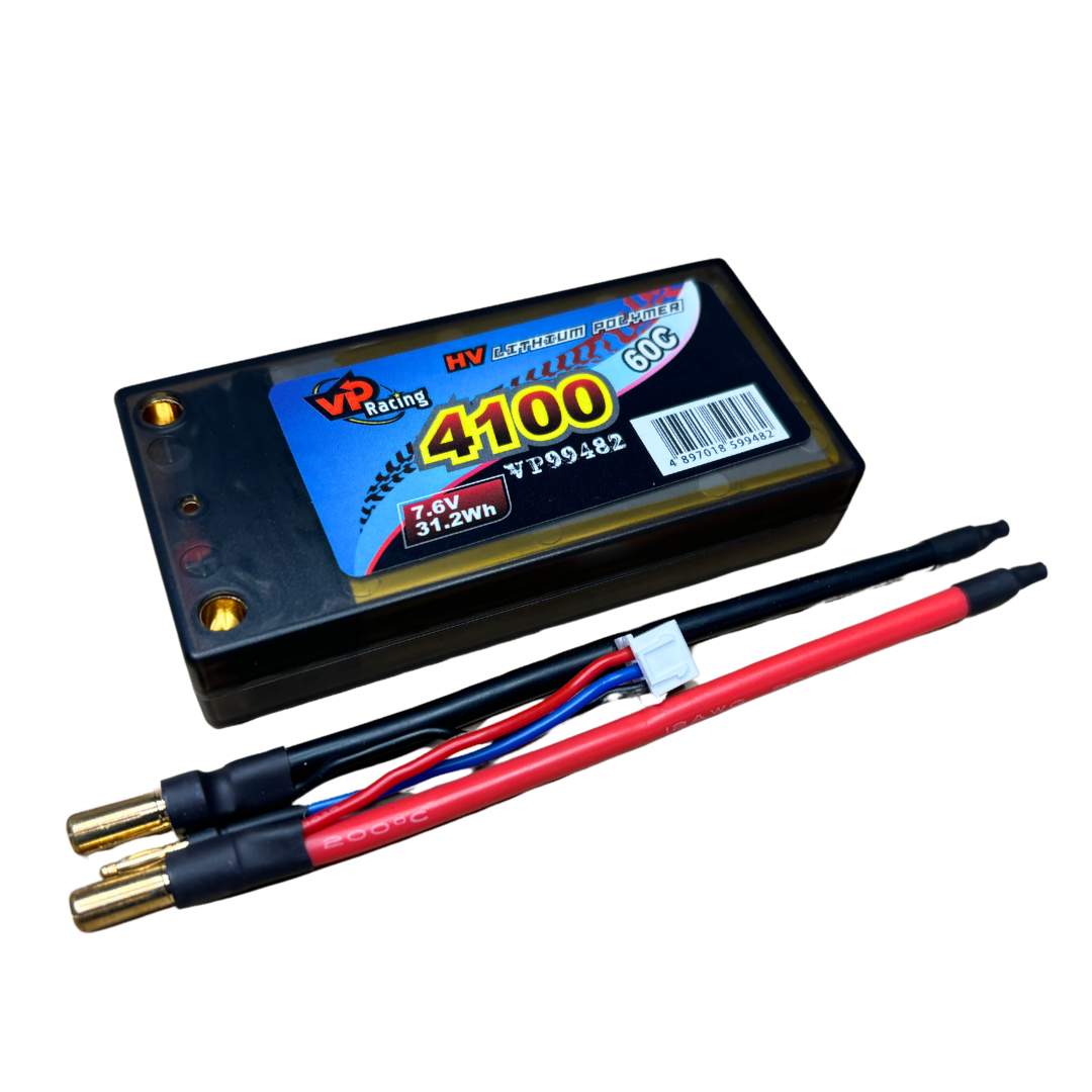 7.6V 4100mAh 60C Hard Case RC VP Racing LiPo Battery 