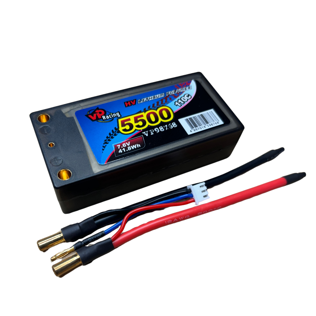 7.6V 5500mAh 110C Hard Case RC VP Racing LiPo Battery 